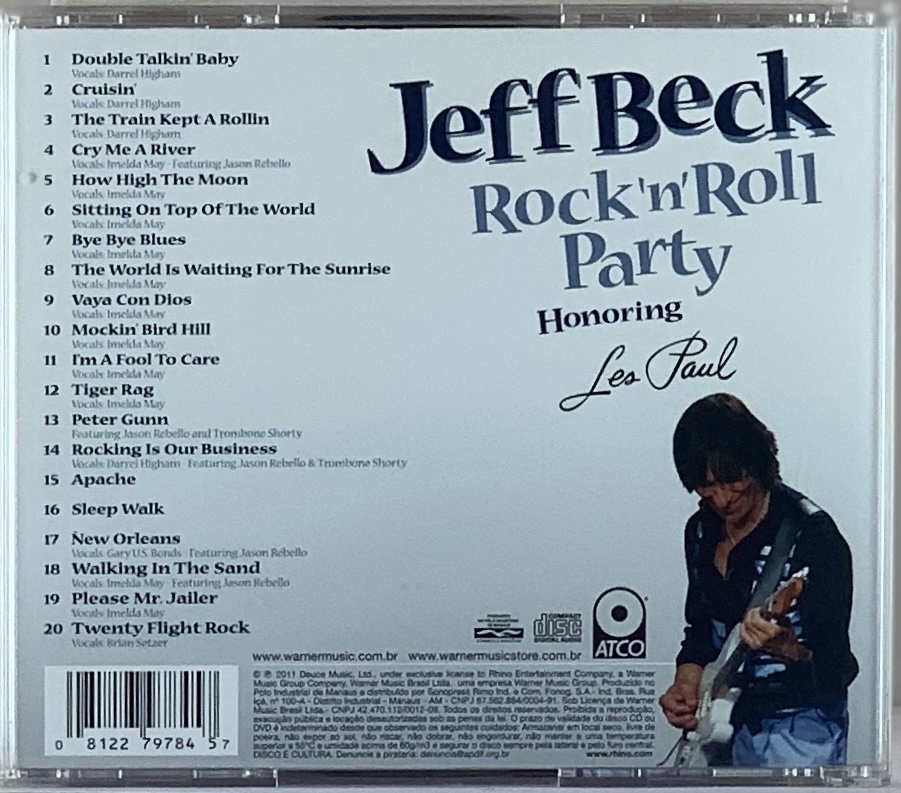 Jeff Beck – Rock 'n' Roll Party: Honoring Les Paul (CD usado